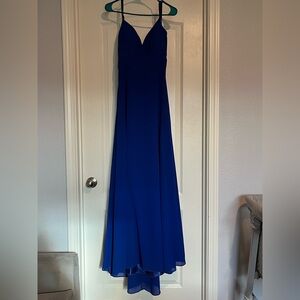 B. Smart Royal Blue Formal Dress